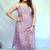 Light Purple Bagru HandBlock Prinnted Cotton Long Kurti