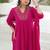 Women Ethnic Motifs Embroidered Pleated Thread Work Kurta with Trousers & With Dupatta