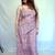 Light Purple Bagru HandBlock Prinnted Cotton Long Kurti