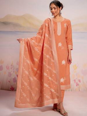 Women Ethnic Motifs Embroidered Regular Thread Work Pure Cotton Kurta with Trousers & With Dupatta 2