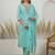 Women Floral Embroidered Regular Thread Work Pure Cotton Kurta with Trousers & With Dupatta