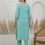 Women Floral Embroidered Regular Thread Work Pure Cotton Kurta with Trousers & With Dupatta