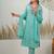 Women Floral Embroidered Regular Thread Work Pure Cotton Kurta with Trousers & With Dupatta