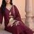 Women Floral Embroidered Regular Thread Work Kurta with Trousers & With Dupatta