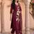 Women Floral Embroidered Regular Thread Work Kurta with Trousers & With Dupatta