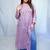 Cotton Bagru Hand Block Printed Long Side Slit Kurti for Women