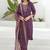 Women Embroidered Regular Thread Work Kurta with Trousers & With Dupatta