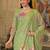 Women Floral Printed Regular Kurta with Trousers & With Dupatta