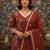 Women Floral Embroidered Regular Thread Work Kurta with Trousers & With Dupatta