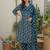 Women Floral Printed Regular Kurta with Trousers & With Dupatta