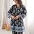Embroidered Black Viscose Rayon Co Ords for Women