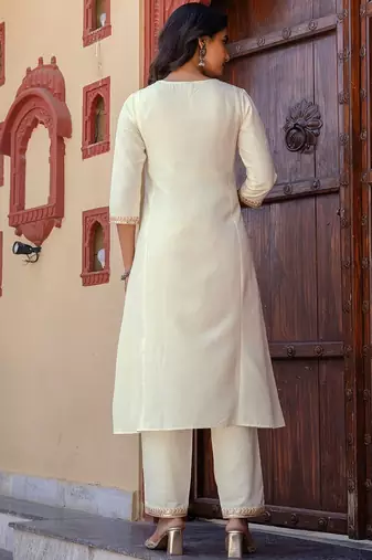 Women Ethnic Motifs Embroidered Kurta with Trousers & Dupatta