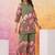 Floral Printed Moss Green Cotton Co Ords for Women