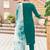 Women Velvet Ethnic Motifs Embroidered Kurta with Trousers & Dupatta