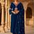 Women Ethnic Motifs Embroidered Regular Thread Work Velvet Kurta with Trousers & With Dupatta