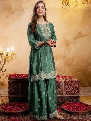 Women Regular Kurta with Patiala & With Dupatta 2