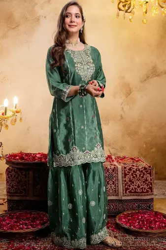 Women Regular Kurta with Patiala & With Dupatta