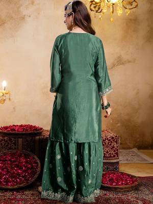 Women Regular Kurta with Patiala & With Dupatta 5