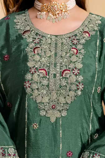 Women Regular Kurta with Patiala & With Dupatta
