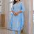 Women Embroidered Regular Thread Work Kurta with Trousers & With Dupatta