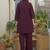 Dyed Wine Viscose Rayon Co Ords for Women