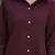 Dyed Wine Viscose Rayon Co Ords for Women