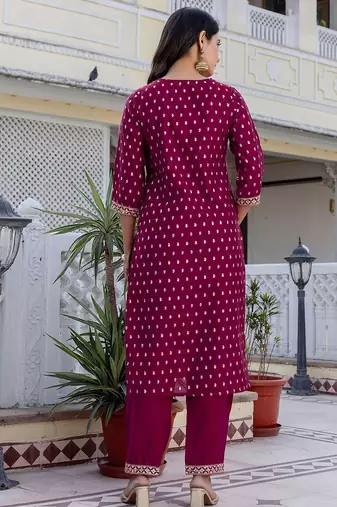 Women Ethnic Motifs Printed Kurta with Trousers & Dupatta