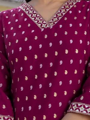Women Ethnic Motifs Printed Kurta with Trousers & Dupatta 6