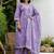Women Ethnic Motifs Embroidered Regular Thread Work Pure Cotton Kurta with Trousers & With Dupatta