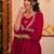Women Ethnic Motifs Embroidered Anarkali Kurta with Trousers & Dupatta