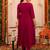 Women Ethnic Motifs Embroidered Anarkali Kurta with Trousers & Dupatta