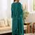 Women Floral Embroidered Regular Thread Work Kurta with Trousers & With Dupatta