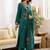 Women Floral Embroidered Regular Thread Work Kurta with Trousers & With Dupatta
