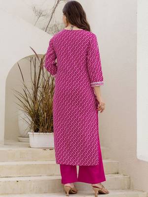 Women Bandhani Printed Kurta with Trouser & Dupatta 4