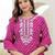 Women Bandhani Printed Kurta with Trouser & Dupatta