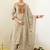 Women Floral Embroidered Regular Thread Work Pure Cotton Kurta with Trousers & With Dupatta