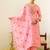 Women Ethnic Motifs Embroidered Regular Thread Work Chanderi Cotton Kurta with Trousers & With Dupatta