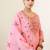 Women Ethnic Motifs Embroidered Regular Thread Work Chanderi Cotton Kurta with Trousers & With Dupatta