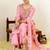 Women Ethnic Motifs Embroidered Regular Thread Work Chanderi Cotton Kurta with Trousers & With Dupatta