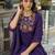 Women Ethnic Motifs Embroidered Empire Mirror Work Kurta with Trousers & With Dupatta