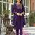 Women Ethnic Motifs Embroidered Empire Mirror Work Kurta with Trousers & With Dupatta