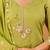 Women Floral Embroidered Regular Thread Work Chanderi Cotton Kurta with Trousers & With Dupatta