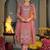 Women Ethnic Motifs Embroidered Regular Thread Work Silk Chiffon Kurta with Trousers & With Dupatta