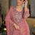 Women Ethnic Motifs Embroidered Regular Thread Work Silk Chiffon Kurta with Trousers & With Dupatta