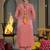 Women Ethnic Motifs Embroidered Regular Thread Work Silk Chiffon Kurta with Trousers & With Dupatta