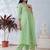 Women Green Pure Cotton Embroidered Straight Kurta Trousers with Dupatta