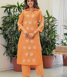 Women Printed Regular Kurta with Trousers