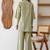 Embroidered Light Sage Green Viscose Rayon Co Ords for Women
