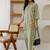 Embroidered Light Sage Green Viscose Rayon Co Ords for Women