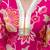 Women Floral Printed Regular Gotta Patti Silk Crepe Kurta with Palazzos & With Dupatta